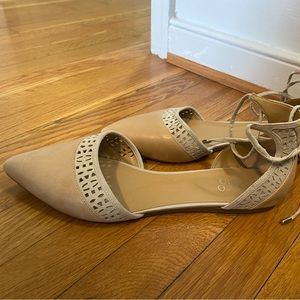 Franco Sarto closed toe dressy leather sandal